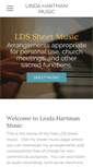 Mobile Screenshot of lindahartmanmusic.com