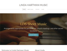 Tablet Screenshot of lindahartmanmusic.com